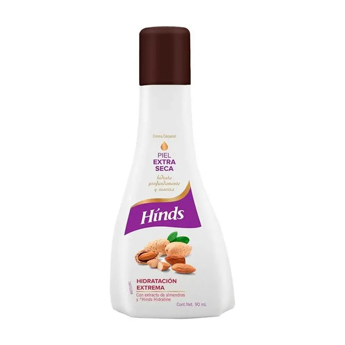 Crema corporal hidratación extrema extracto de almendra y hinds hidratine Hínds (90 ml / 3.2 fl.oz)