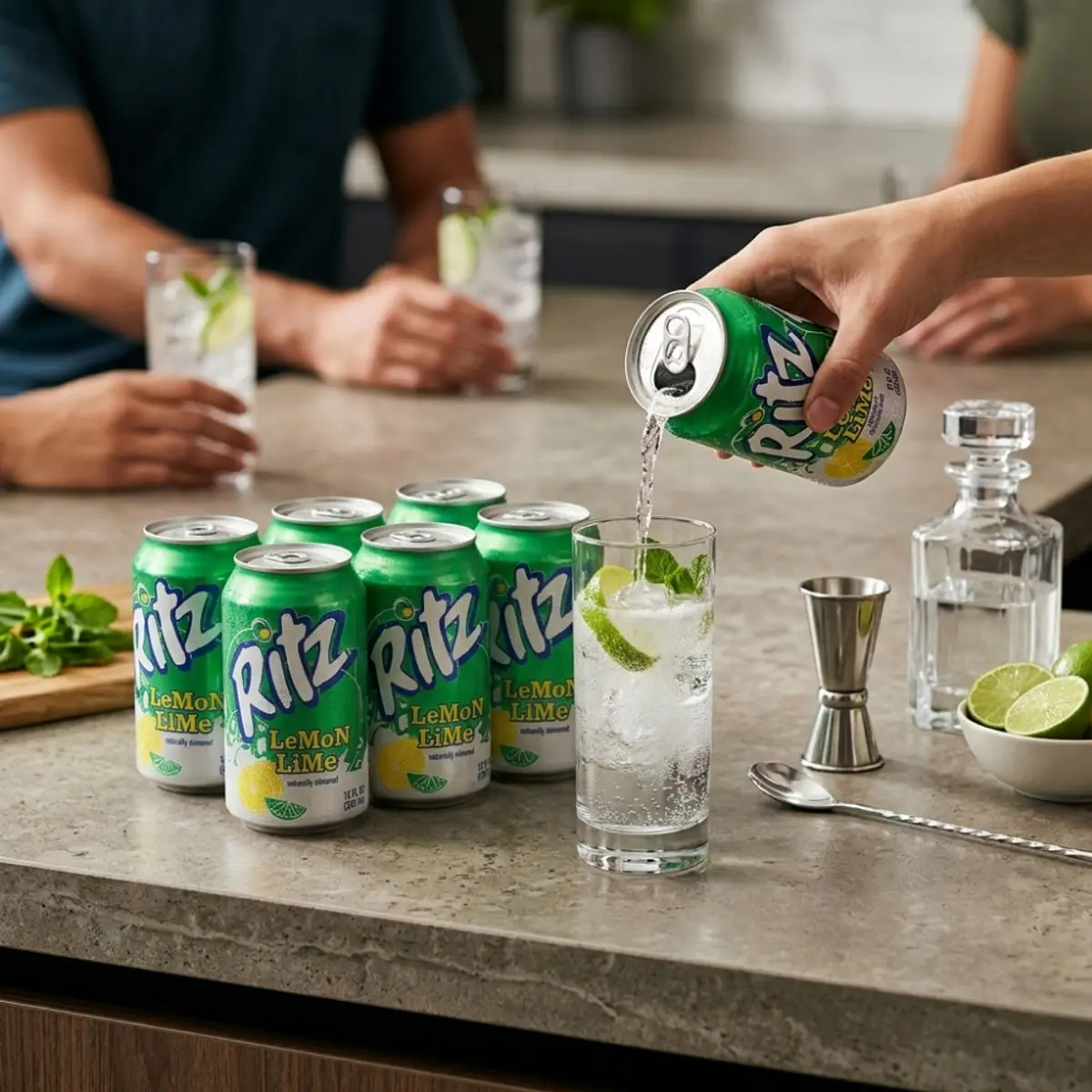 Refresco gaseado lima-limón Ritz (6 x 355 ml) - Thumbnail 4