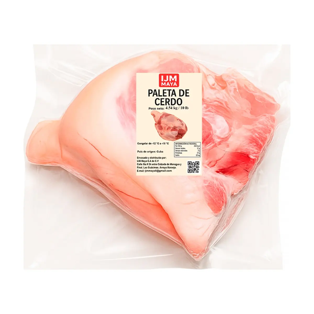 Paleta de cerdo IJM MAYA (4.54 kg / 10 lb) - Miniatura 2