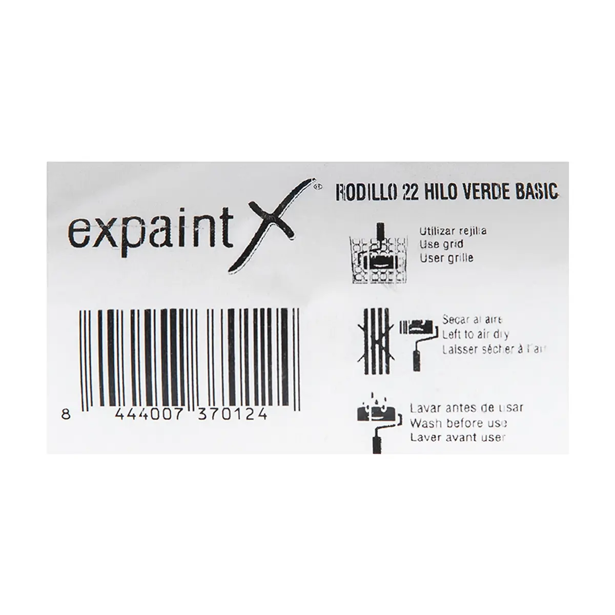 Rodillo hilo verde 22 cm Expaint - Thumbnail 4
