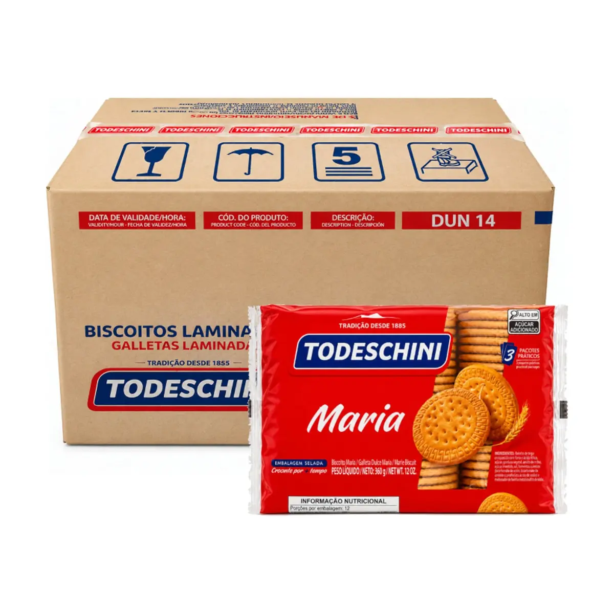 Galletas María Todeschini (20 x 360 g / 12.7 oz)