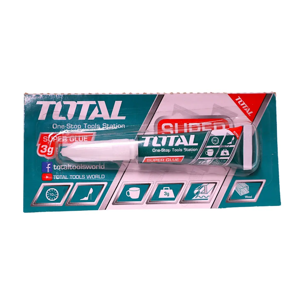 Super pegamento THT3521 Total Tools (12 U) - Thumbnail 5