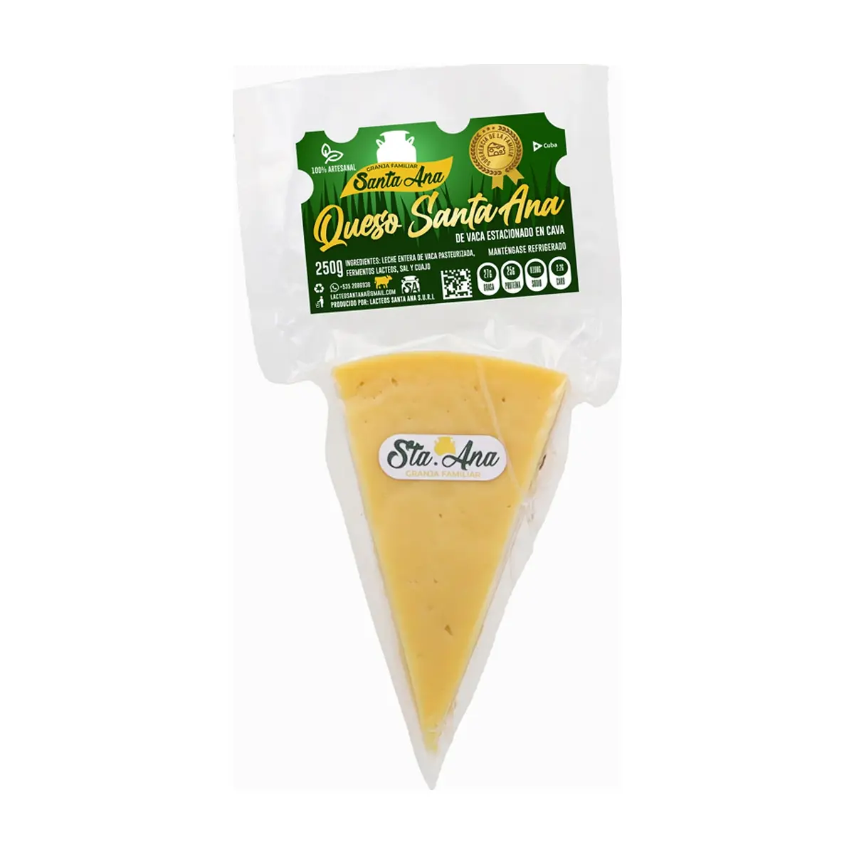 Queso curado Santa Ana (250 g / 8.8 oz)