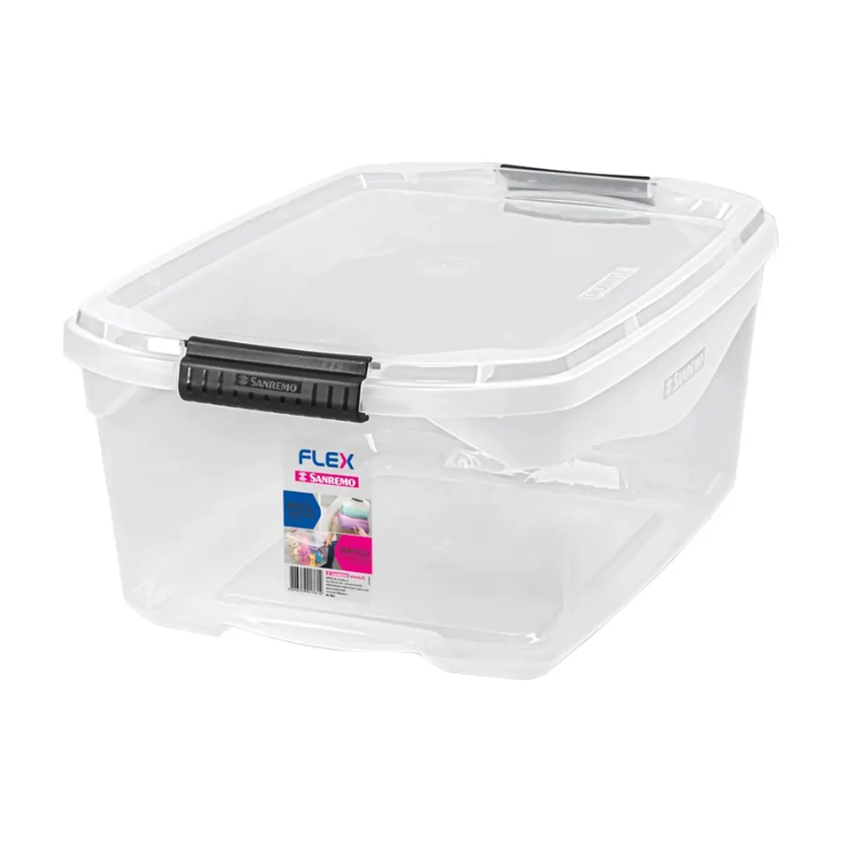 Caja organizadora de plástico 20 L Ref: SR931 Sanremo