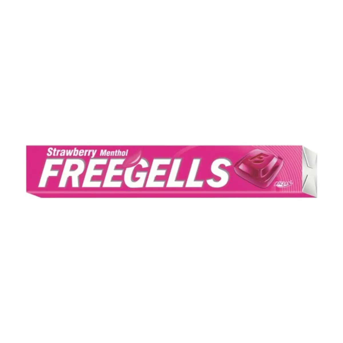 Caramelos duros sabor a fresa y mentol Freegells (27.9 g / 0.98 oz)