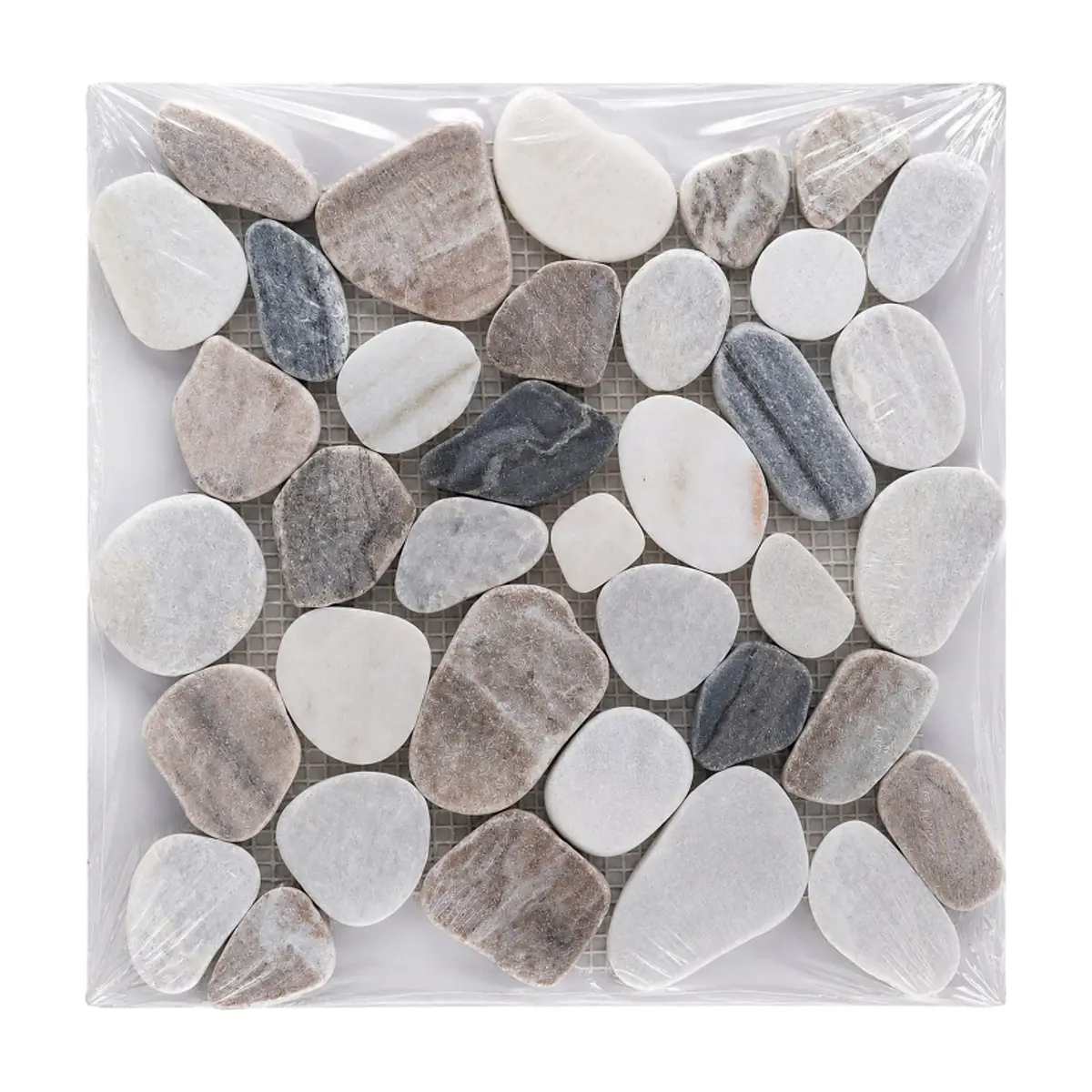 Caja de losas - Mosaico Imperial mist 27 x 27 cm – piedra natural Zeric (10 U)