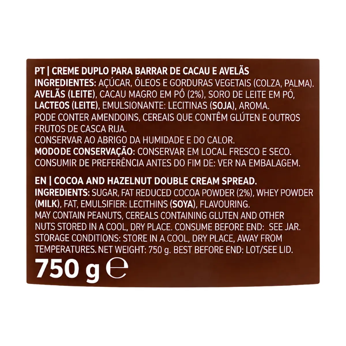 Crema para untar de cacao y avellana Choco Fun (750 g / 1.65 lb) - Thumbnail 3