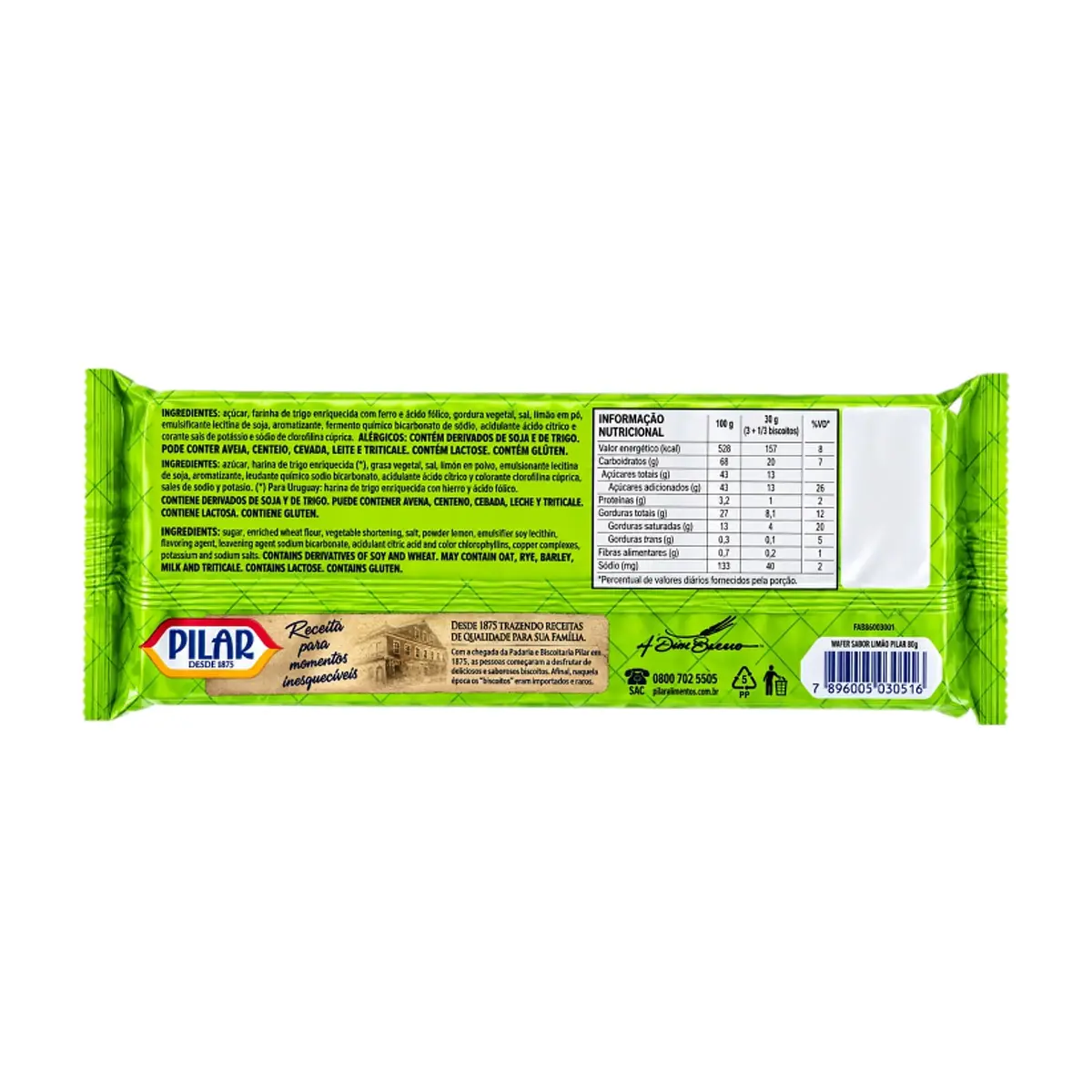 Sorbetos de limón Pilar (80 g / 2.82 oz) - Miniatura 2