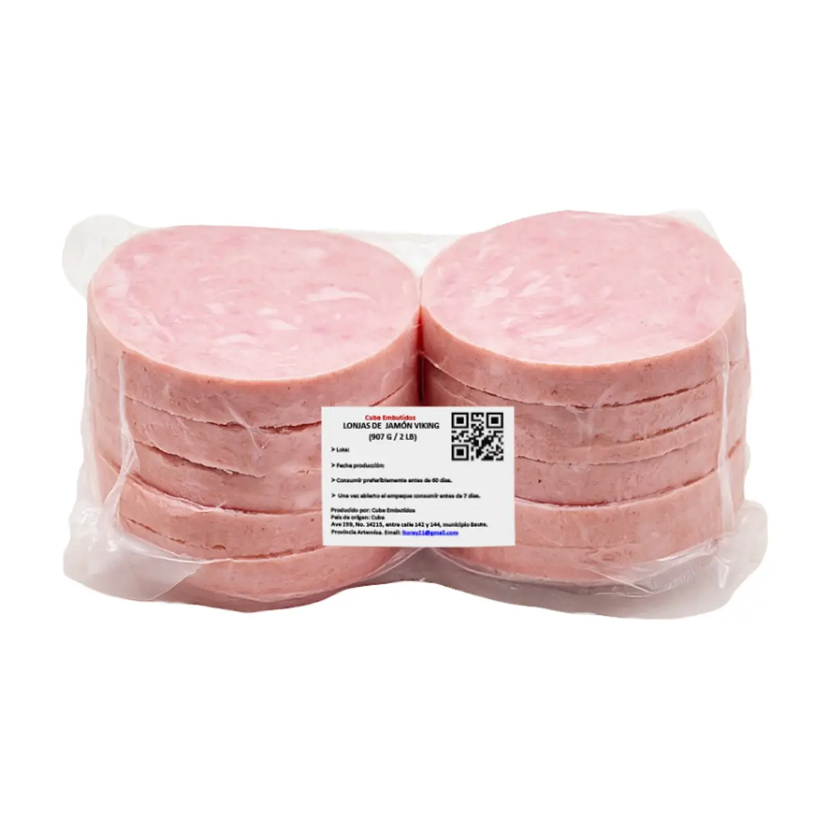 Lonjas de jamón Vicky Cuba Embutidos (907 g / 2 lb) - Thumbnail 4