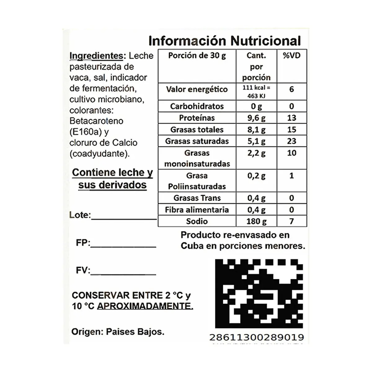 Queso gouda May SM (1 kg / 2.2 lb) - Thumbnail 5