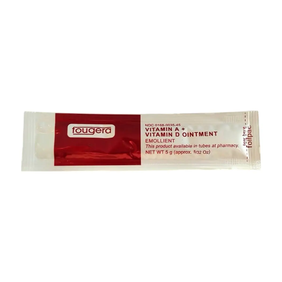 Vitamina A + Pomada de Vitamina D Fougera (5 g)