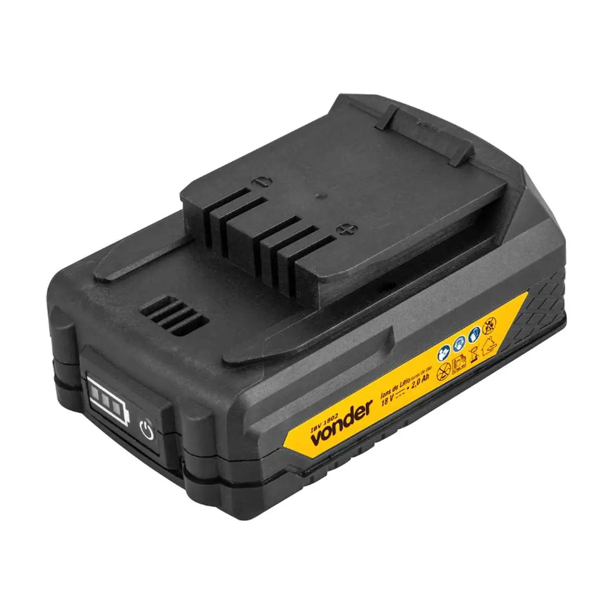 Destornillador - Atornillador de impacto mandril 1/4'' IPV1818I + Batería IBV1802 de 18 V + Cargador de batería rápido de 18 V ICBV1806 Vonder - Thumbnail 3