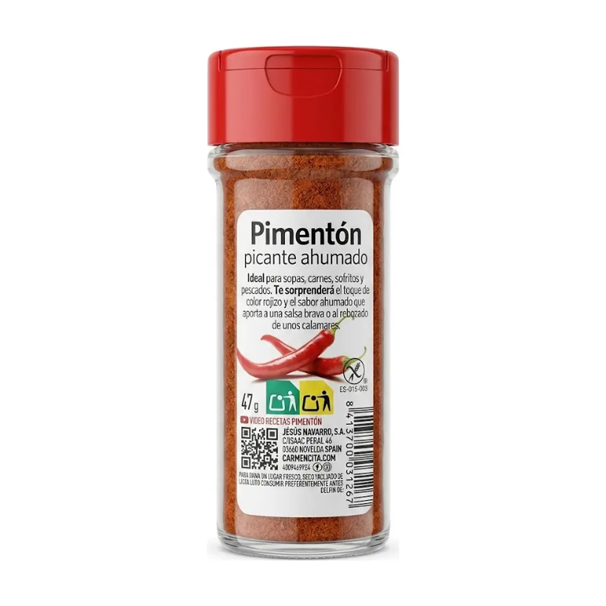 Pimentón picante ahumado Carmencita (47 g / 1.65 oz) - Thumbnail 2