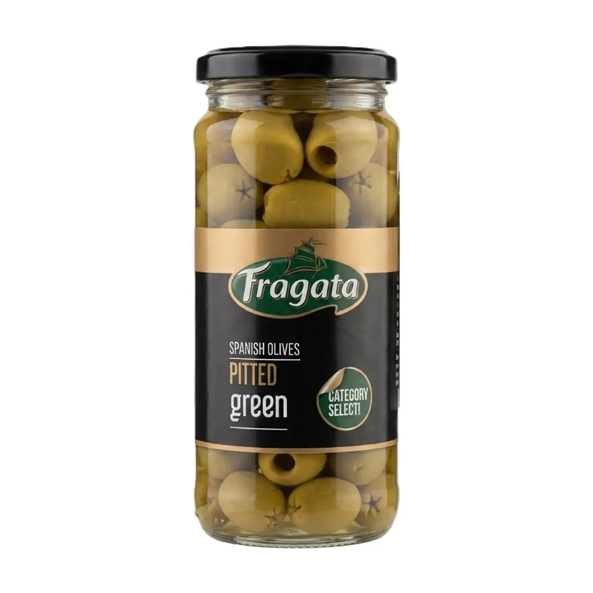 Aceitunas hojiblanca verdes sin hueso Fragata (330 g / 11.64 oz)