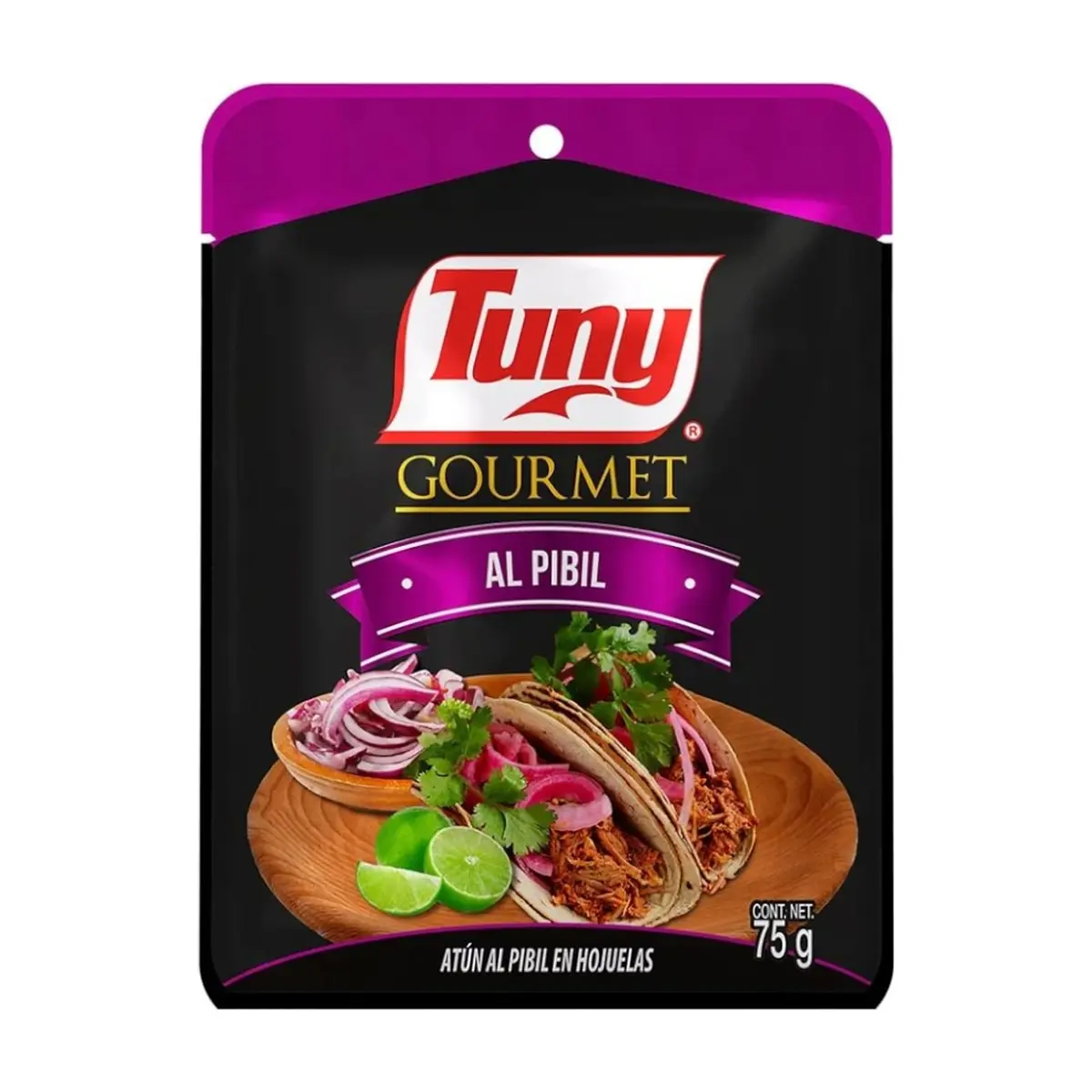 Atún al pibil en hojuelas Gourmet Tuny (75 g / 2.64 oz)