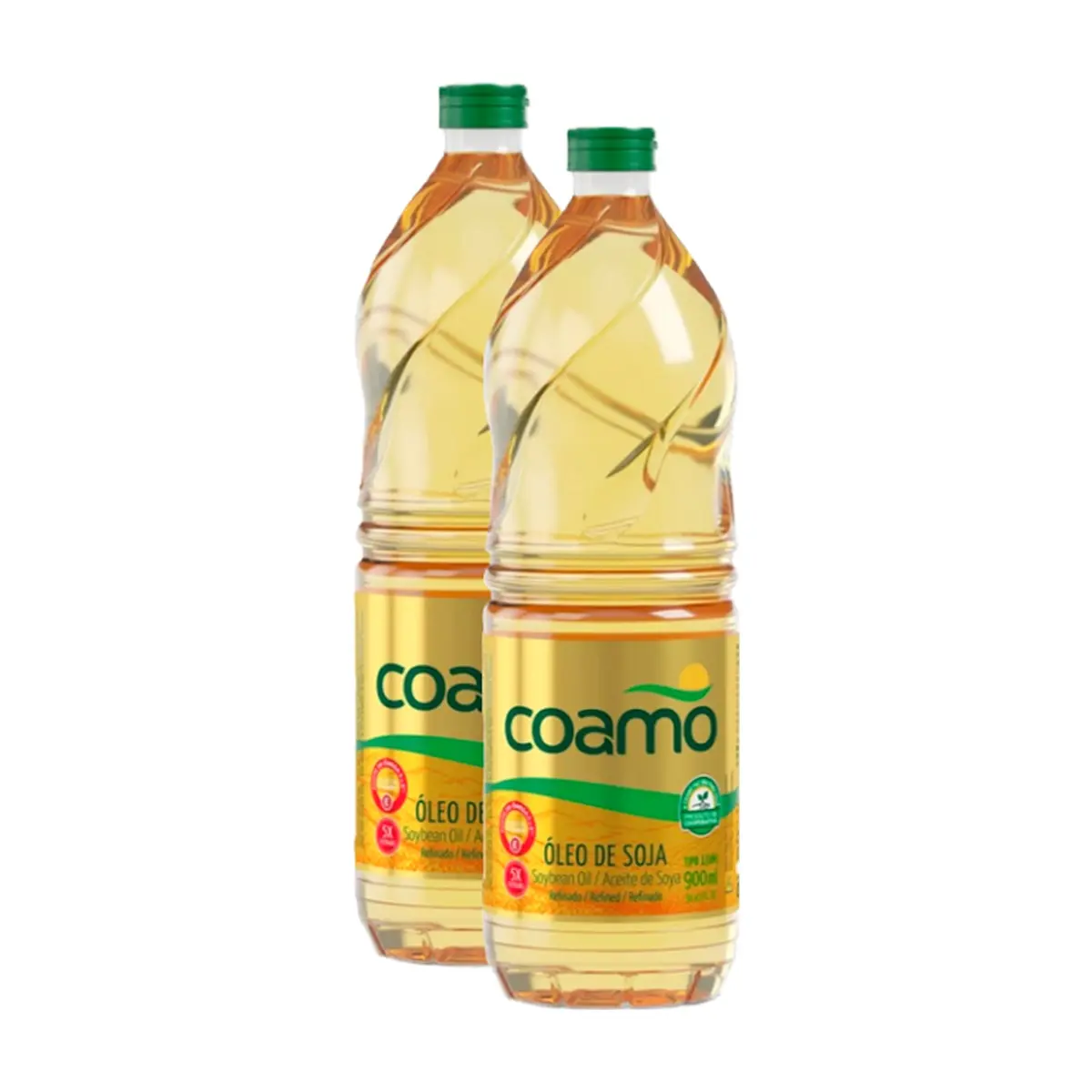 Aceite de soja refinado Coamo (2 x 900 ml)