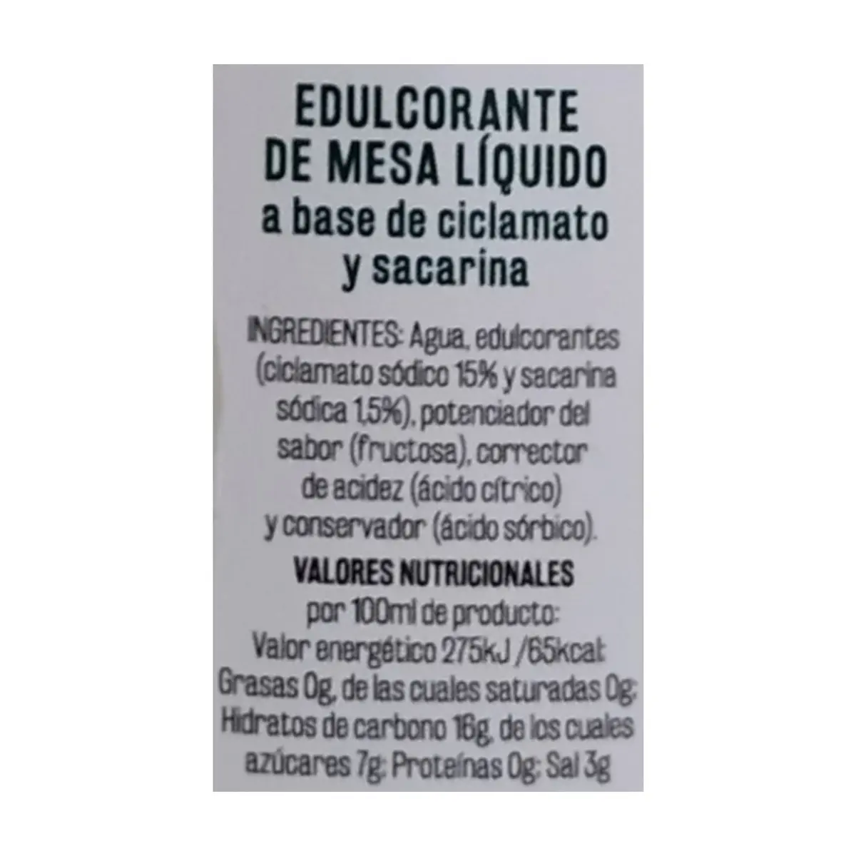Edulcorante líquido Vima Foods (125 ml) - Thumbnail 3