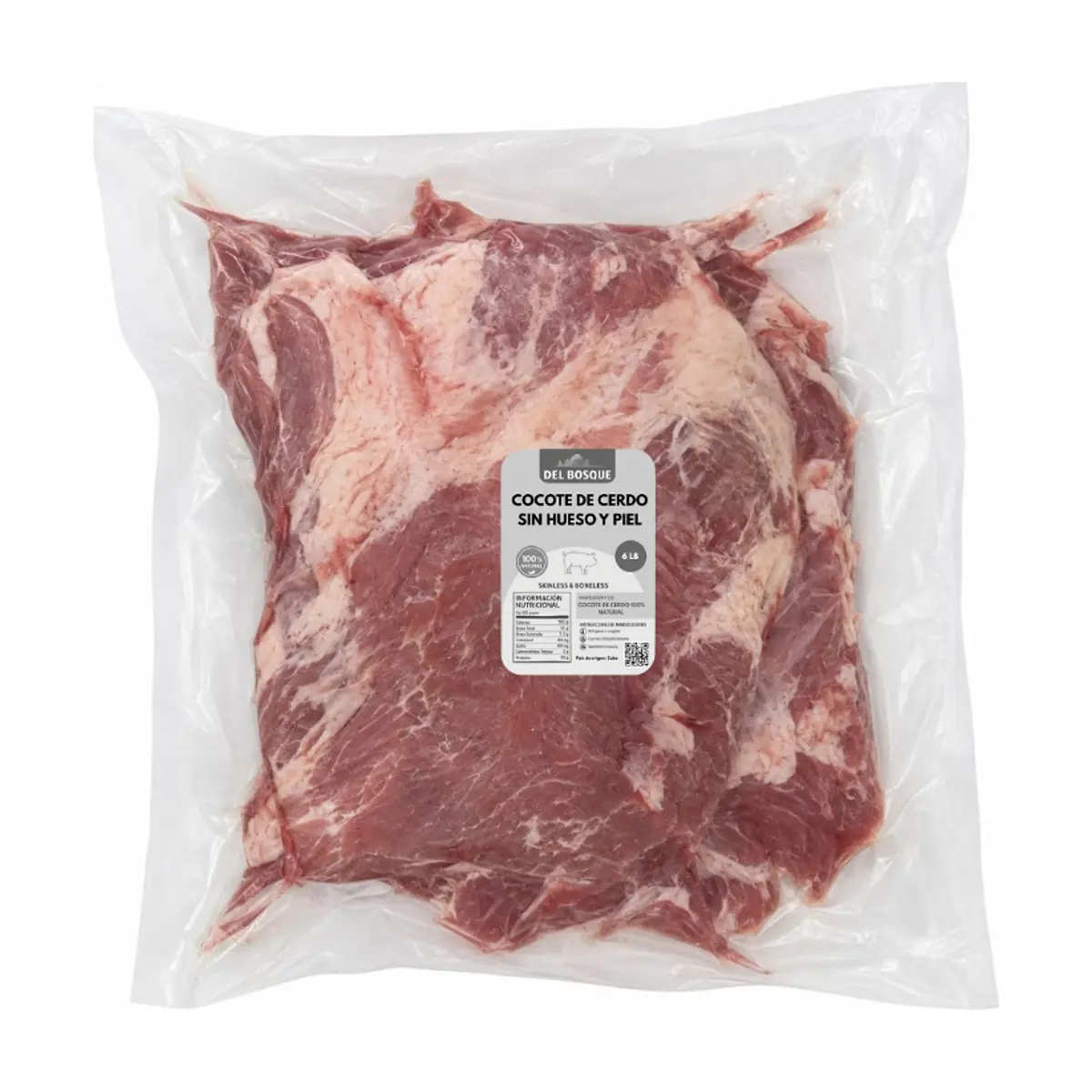 Cocote de cerdo sin hueso y piel Del Bosque (2.72 kg / 6 lb) - Miniatura 2