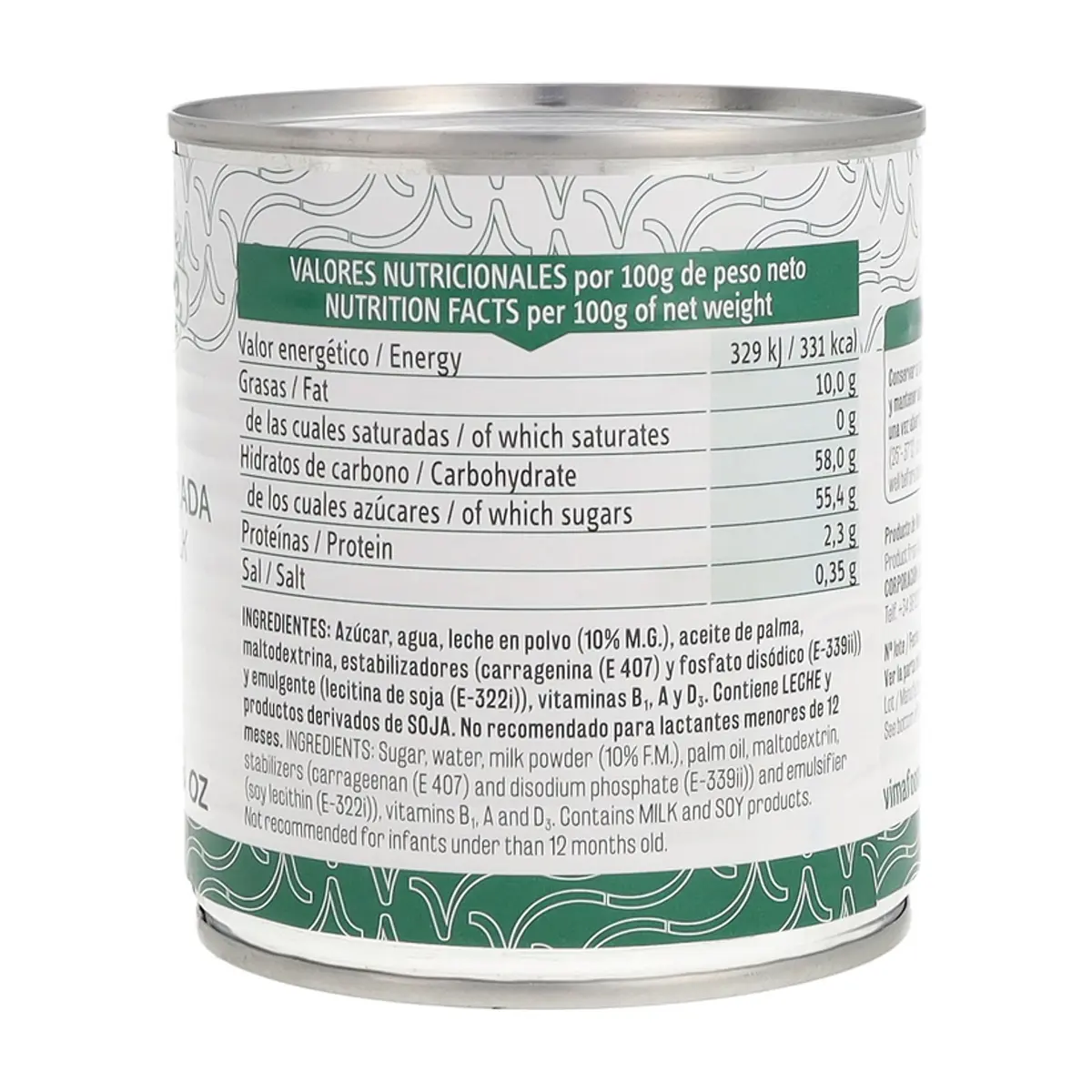 Leche condensada azucarada Vima Foods (390 g / 13.8 oz) - Miniatura 2