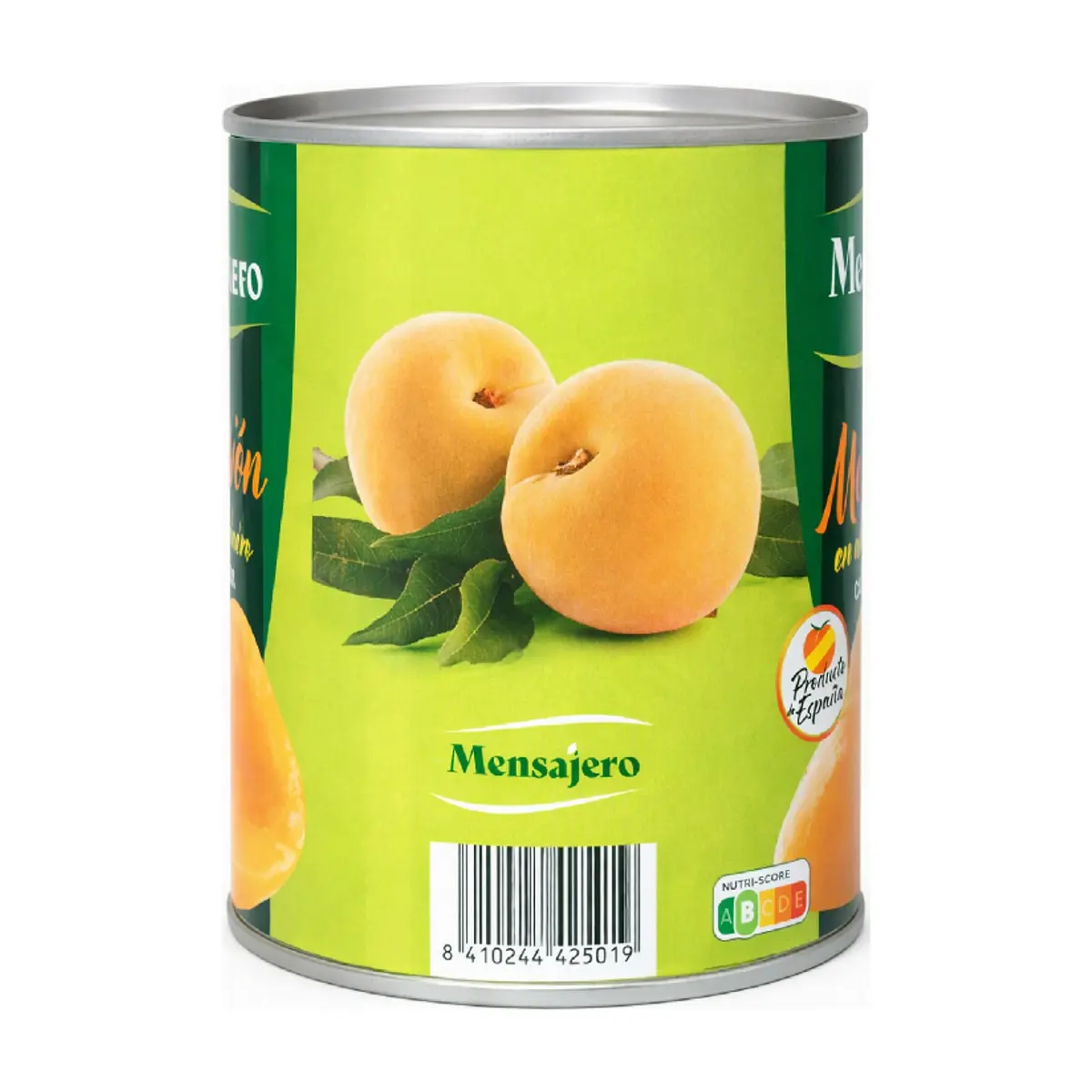 Mitades de melocotón en almíbar ligero Mensajero (840 g / 1.85 lb) - Thumbnail 2