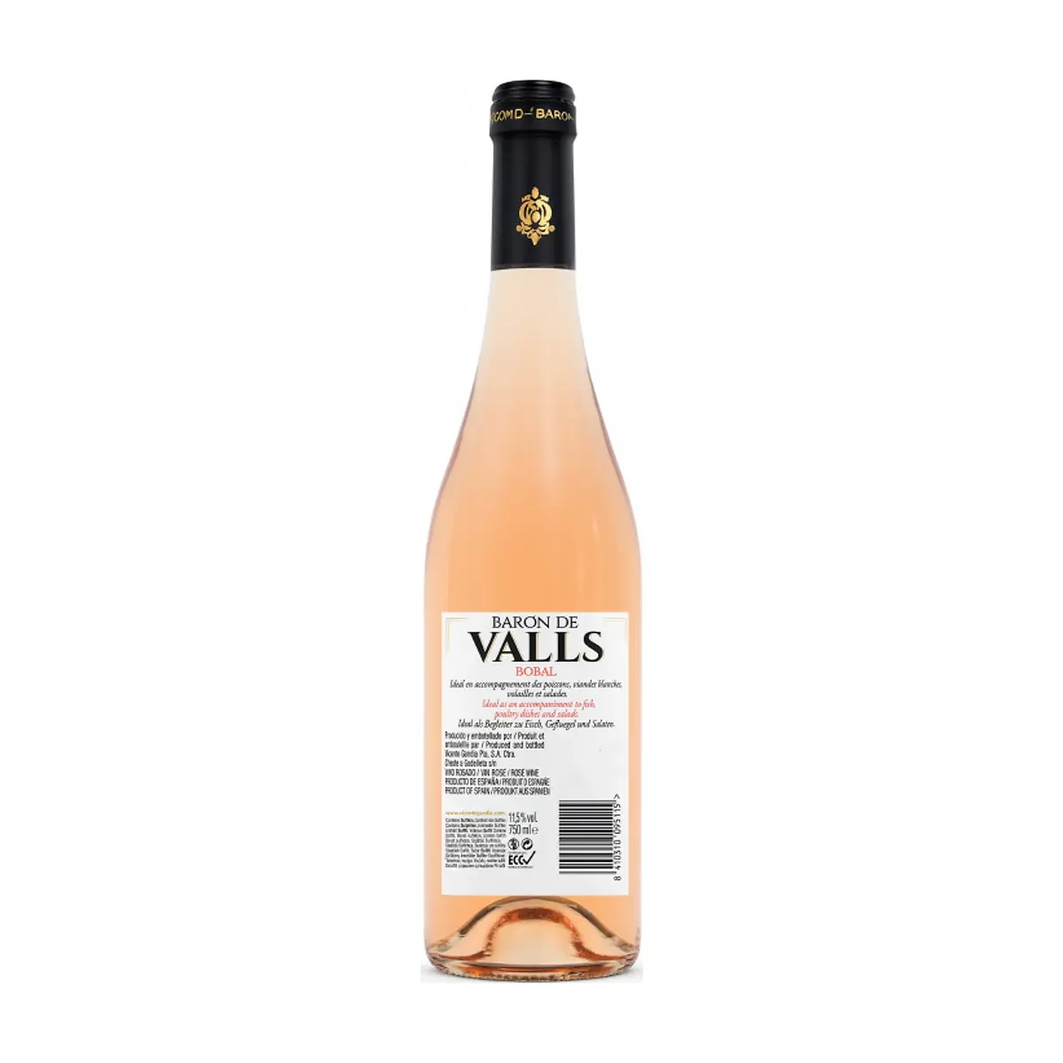 Vino rosado bobal Barón de Valls (750 ml) - Thumbnail 8