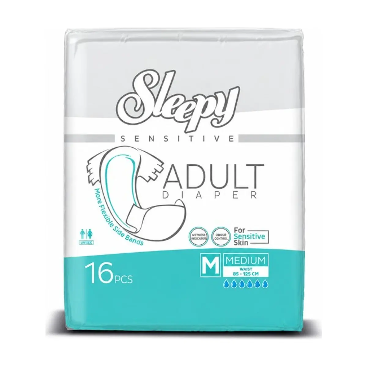 Pañal para Adultos Eco Mediana (16u) SLEEPY SENSITIVE - Imagen 1