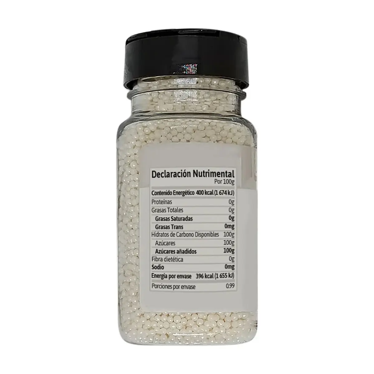 Perlas blancas para decorar postres Bakersfield (99 g / 3.5 oz) - Thumbnail 3
