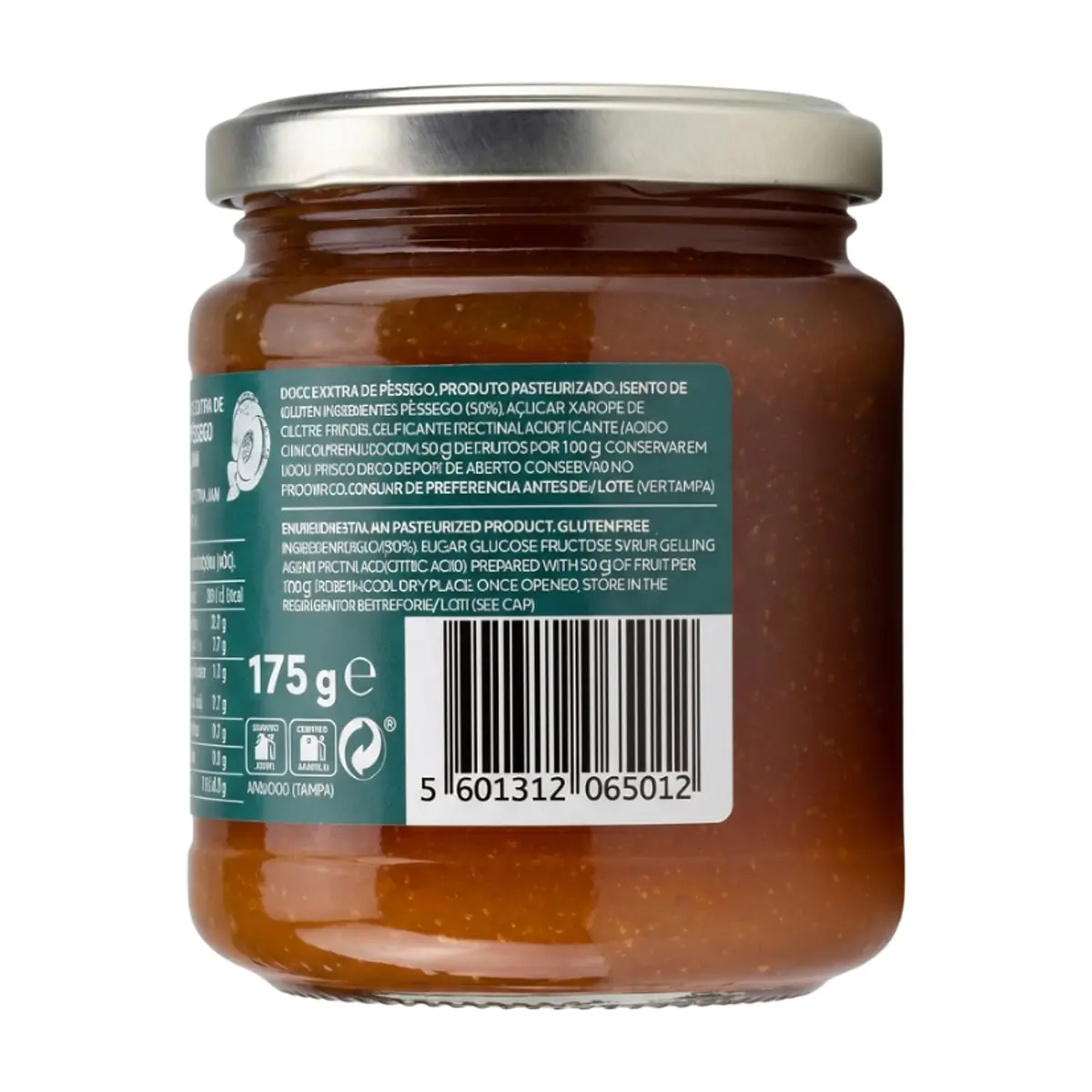 Mermelada de melocotón extra Continente (375 g / 13.23 oz) - Thumbnail 3