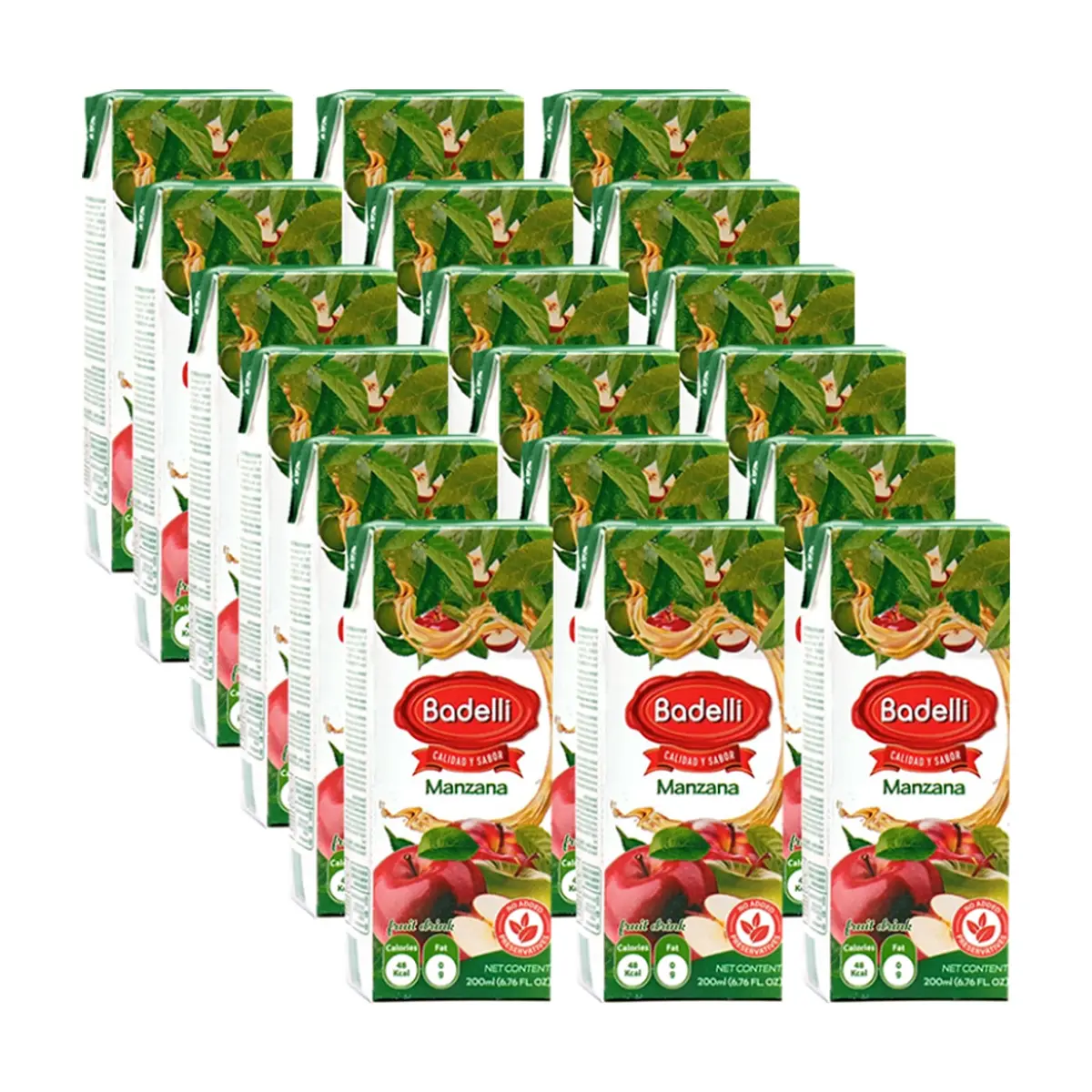 Jugo de manzana Badelli (18 x 200 ml / 6.76 oz fl) - Miniatura 1