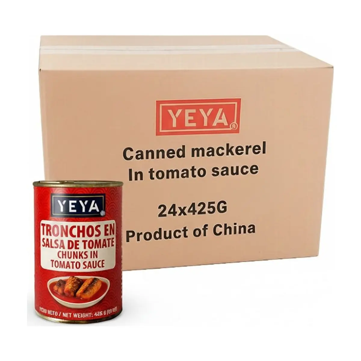 Tronchos en salsa de tomate YEYA (24 X 425 g / 15 oz)