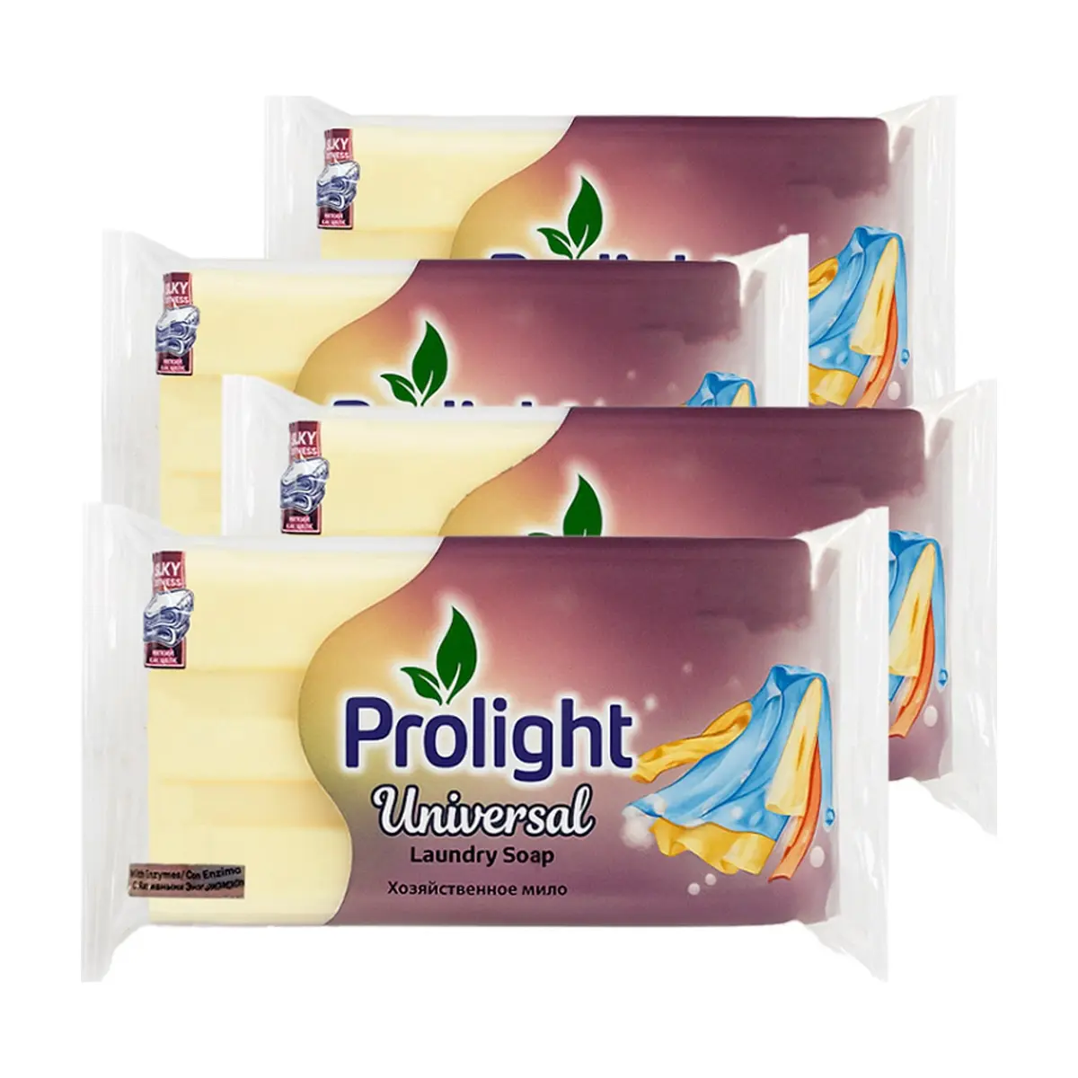 Jabón de lavar con enzimas Prolight (4 x 200 g / 7.05 oz)
