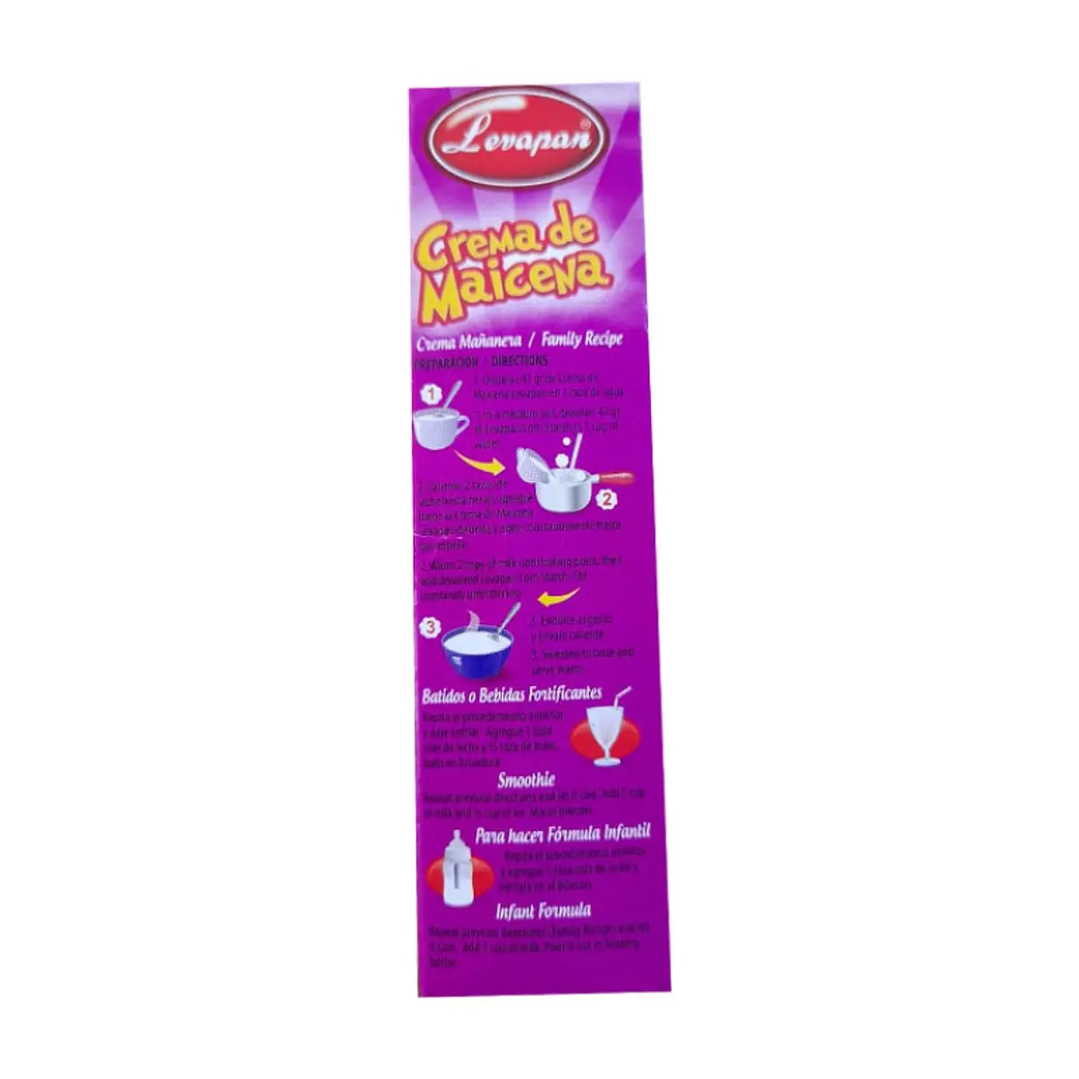 Crema de maicena con sabor a ricas frutas Levapan (47 g / 1.66 oz) - Thumbnail 9