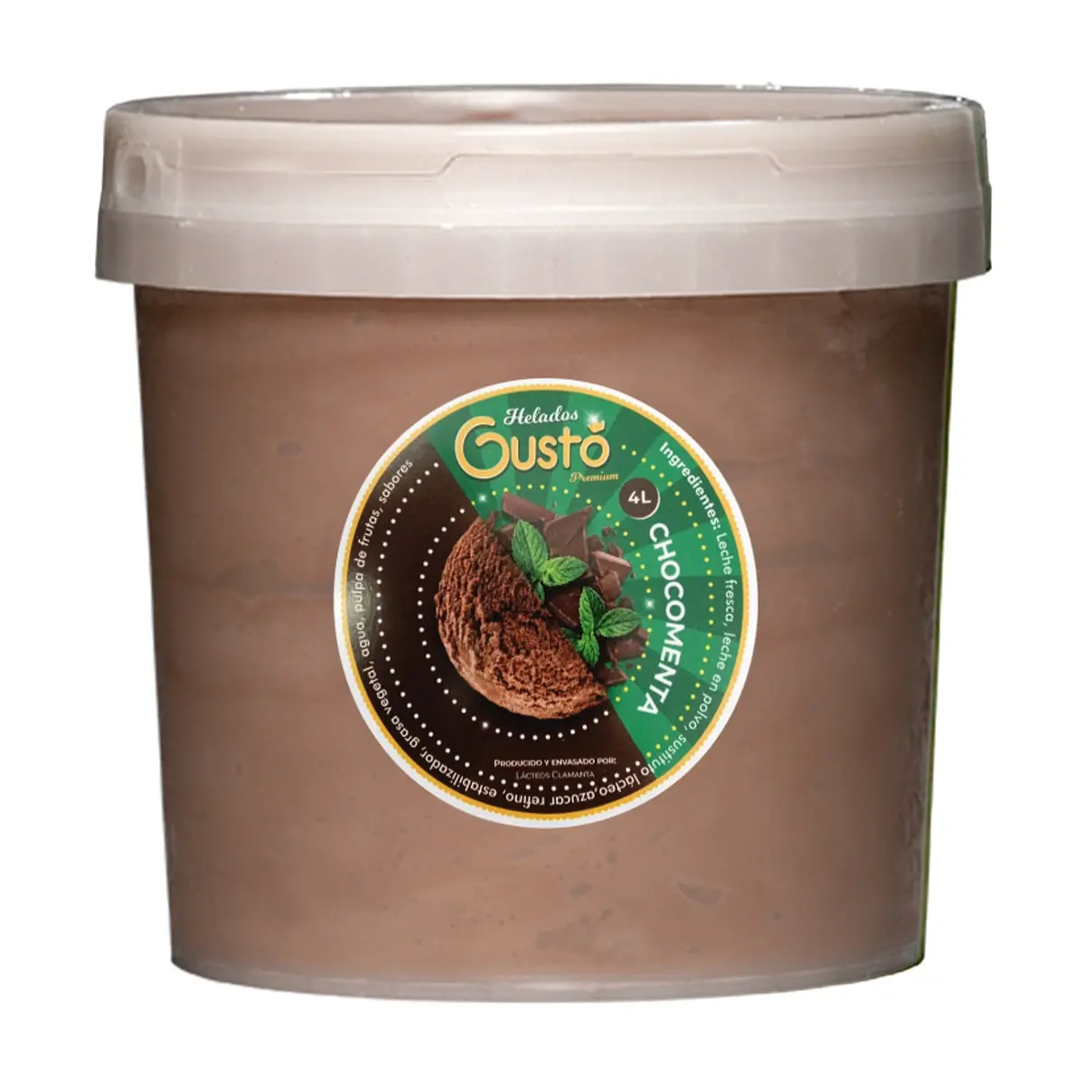 Helado Premium de chocomenta Gustó (4 L) - Miniatura 4
