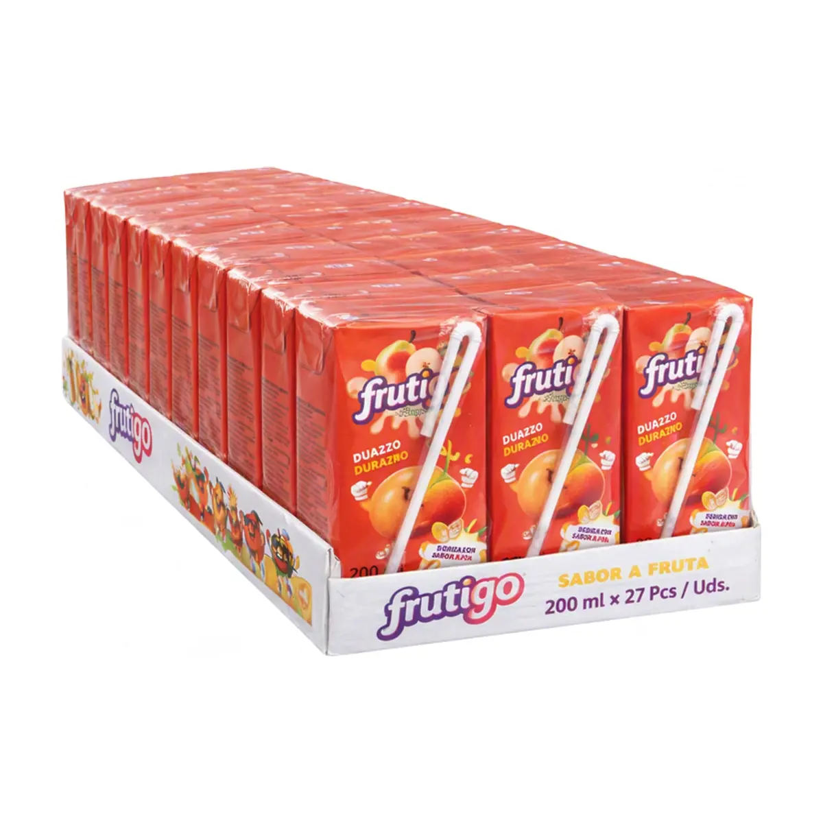 Jugo sabor durazno Frutigo (27 x 200 ml) - Imagen 1