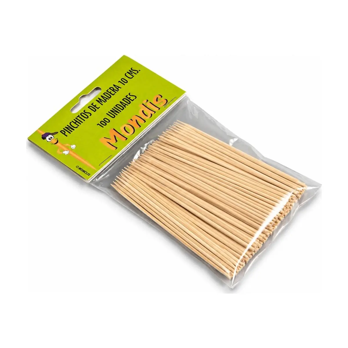 Palillos de Bambú para Pincho (100u x 10cm) MONDIS - Imagen 1