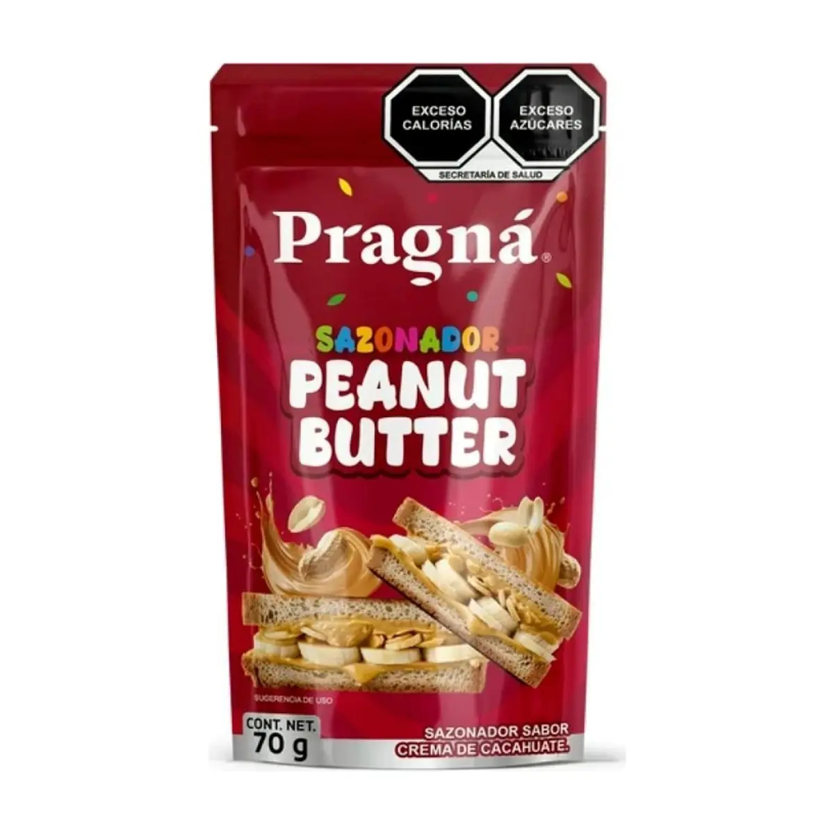 Sazonador sabor crema de cacahuate Pragná (70 g / 2.47 oz)