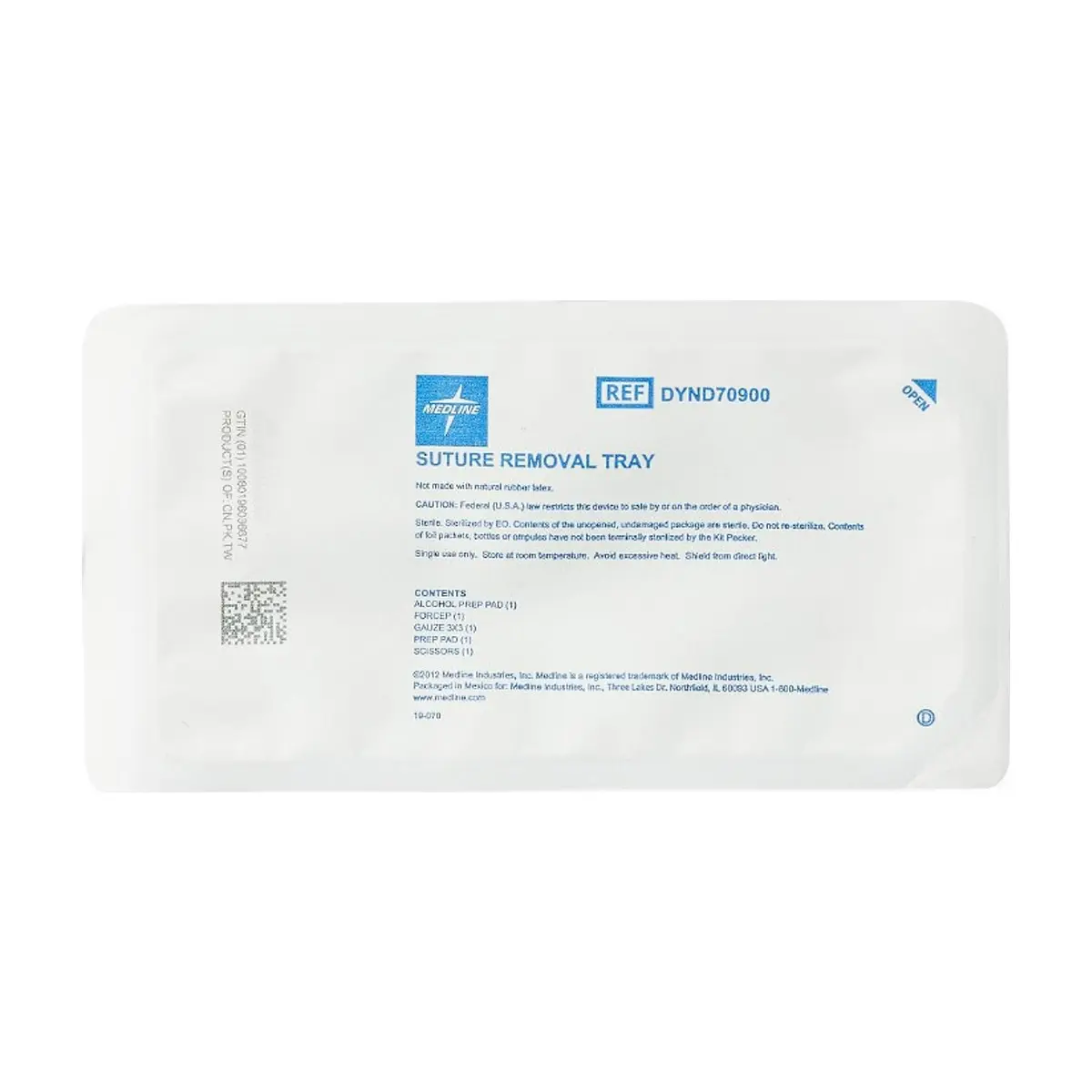 Kit para remover suturas Medline (1 bandeja) - Thumbnail 2