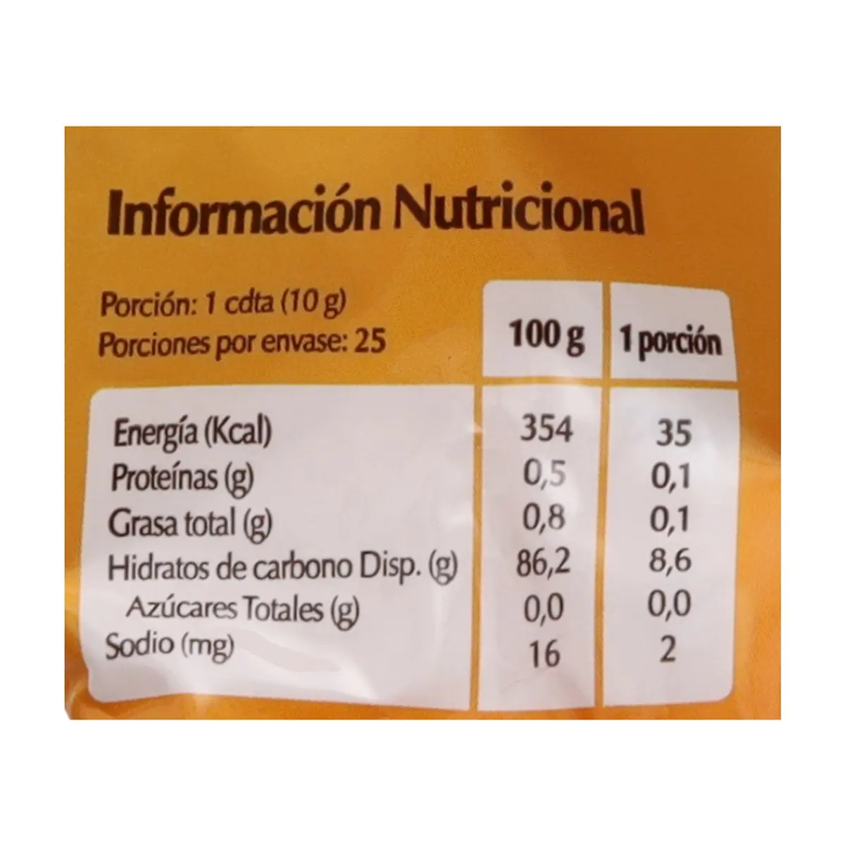 Maicena almidón de maíz (250 g / 8.81 oz) - Miniatura 4