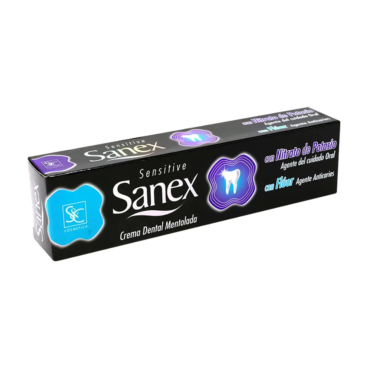 Crema dental mentolada Sensitive Sanex S&C (125 g / 4.4 oz)