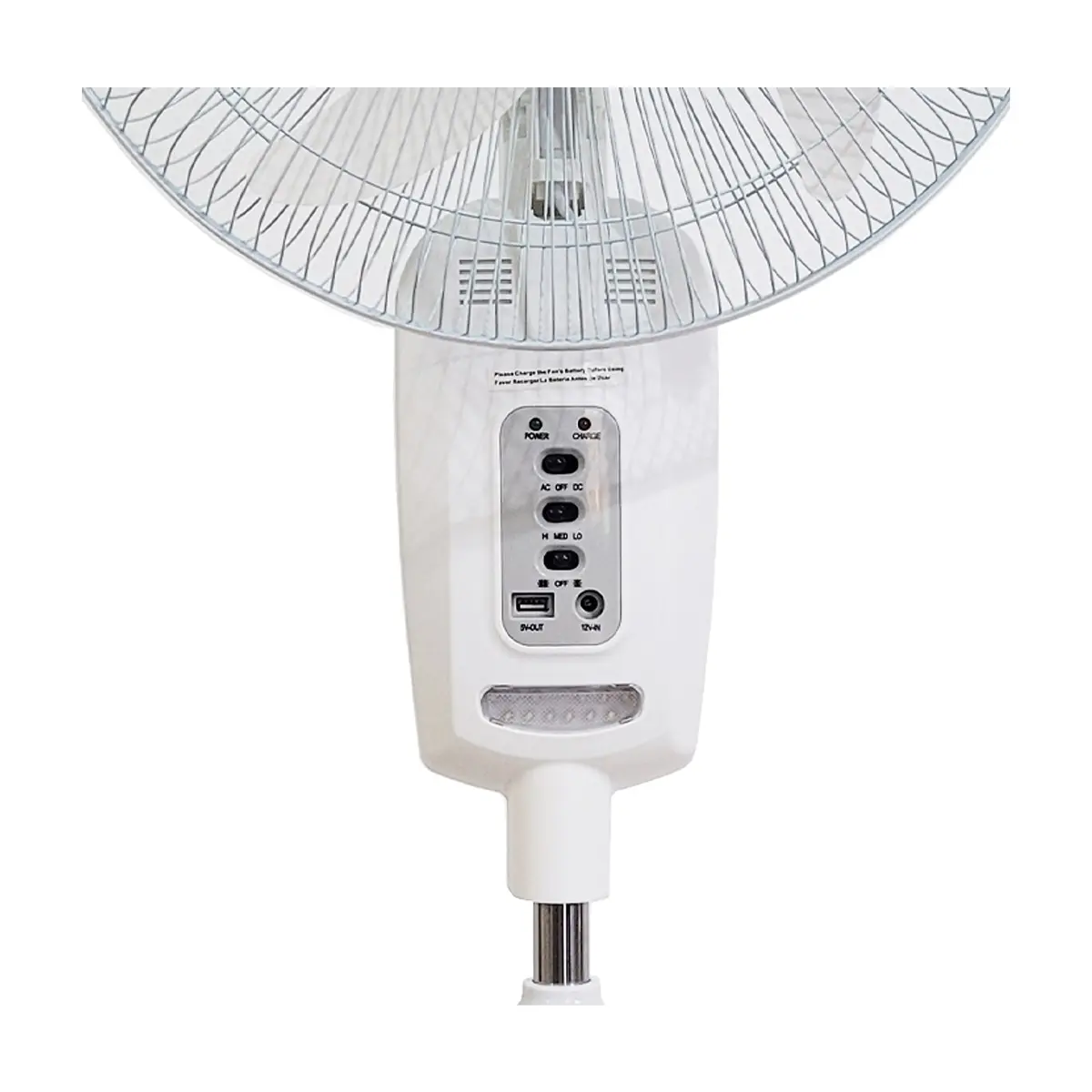 Ventilador recargable de pedestal de 16" con lámpara integrada Sankey FN-17BAT10 - Thumbnail 4