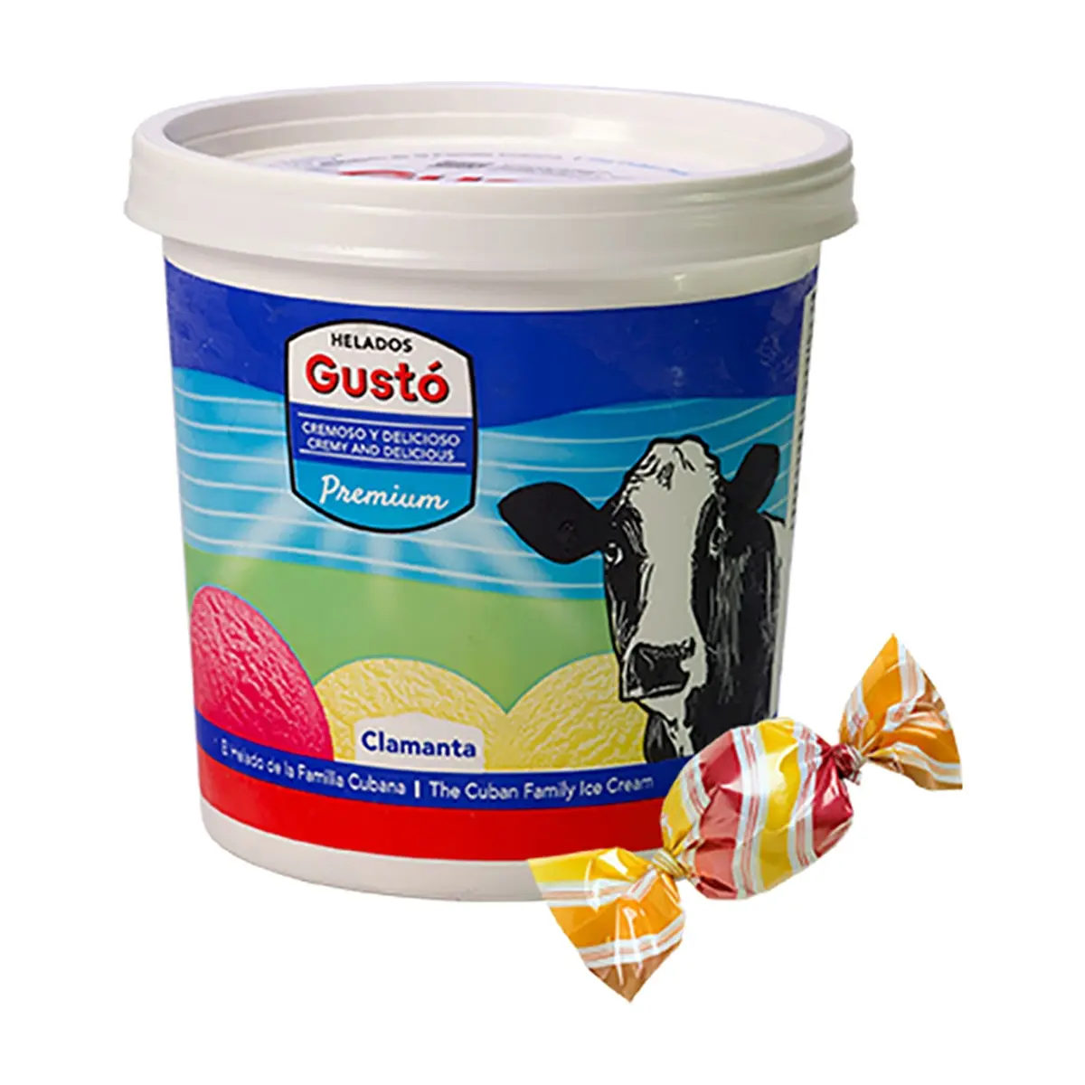 Helado Premium de caramelo Gustó (1 L)
