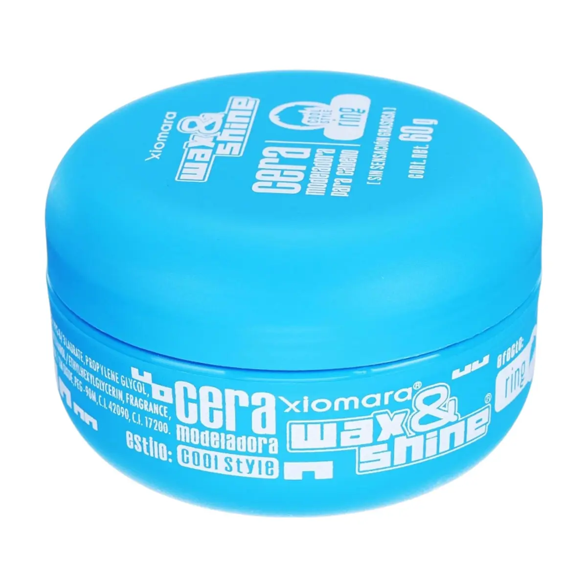 Cera modeladora para peinar efecto ring Xiomara Wax&Shine (60 g / 2.11 oz)