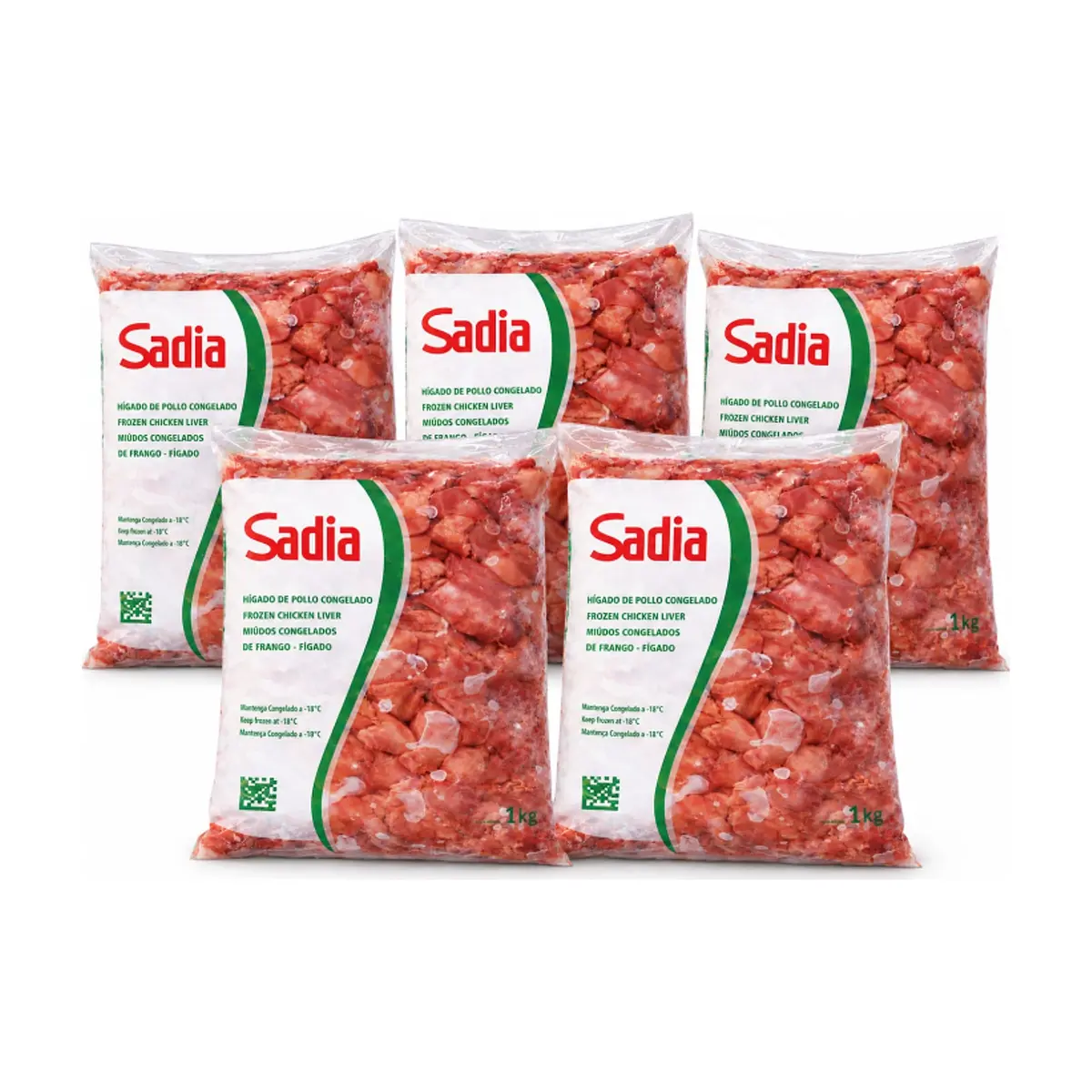 Hígado de pollo Sadia (5 x 1 kg / 2.2 lb) - Imagen 1