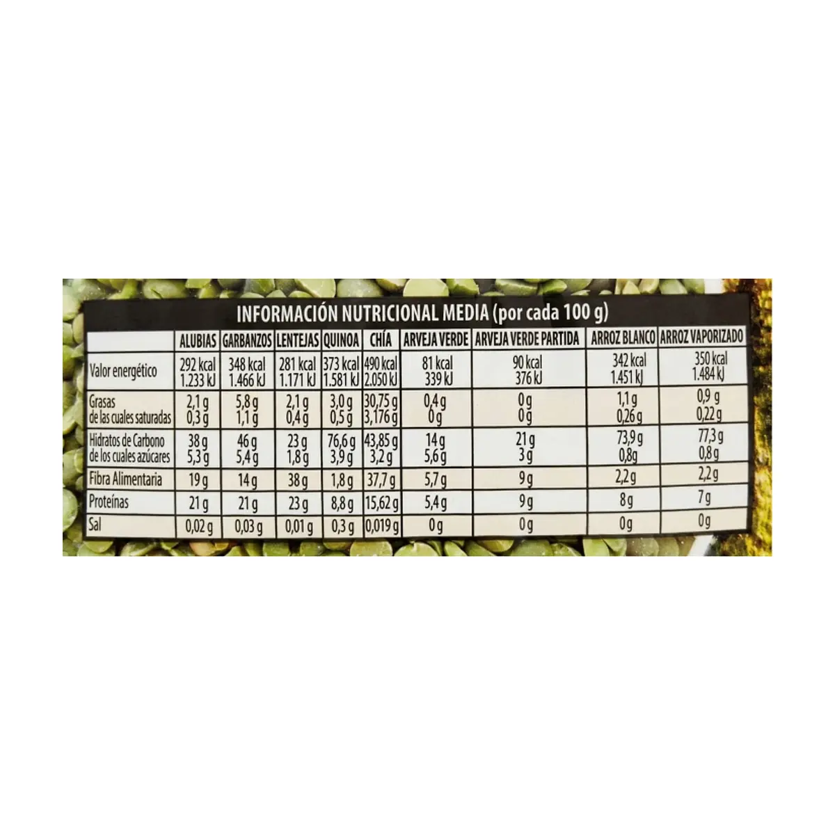Guisantes verdes partidos - chicharos Don José (1 kg / 2.2 lb) - Miniatura 3