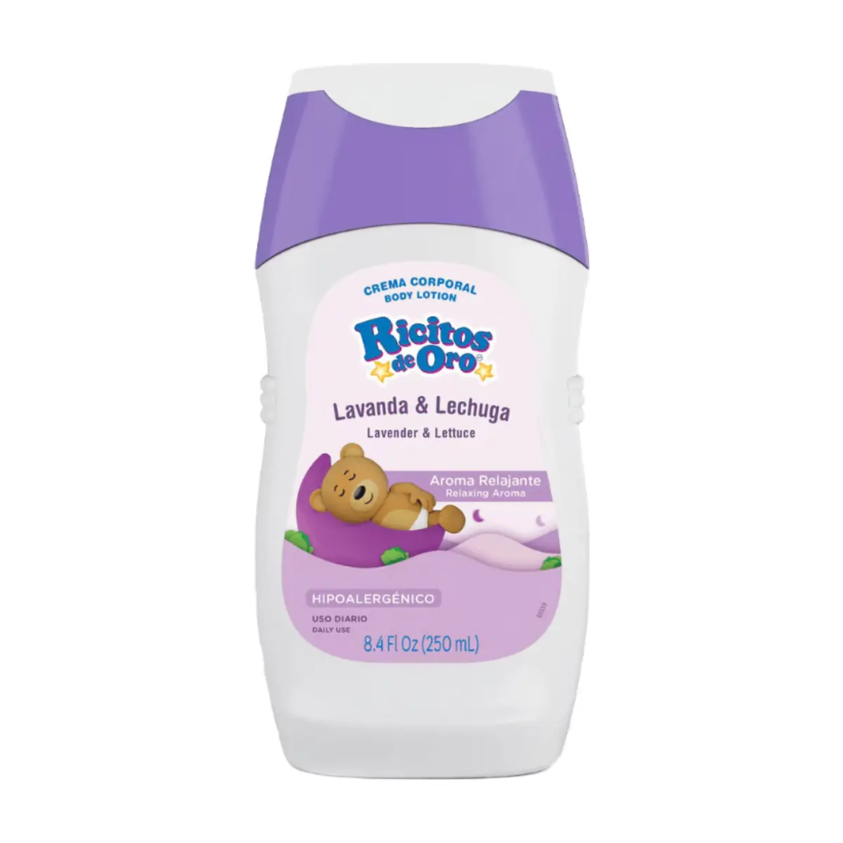 Crema corporal para bebé lavanda y lechuga Ricitos de Oro (250 ml / 8.4 fl oz) - Thumbnail 4