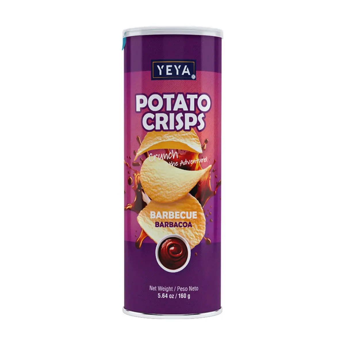 Papas fritas crujientes sabor barbacoa YEYA (6 X 160 g / 5.64 oz) - Thumbnail 4