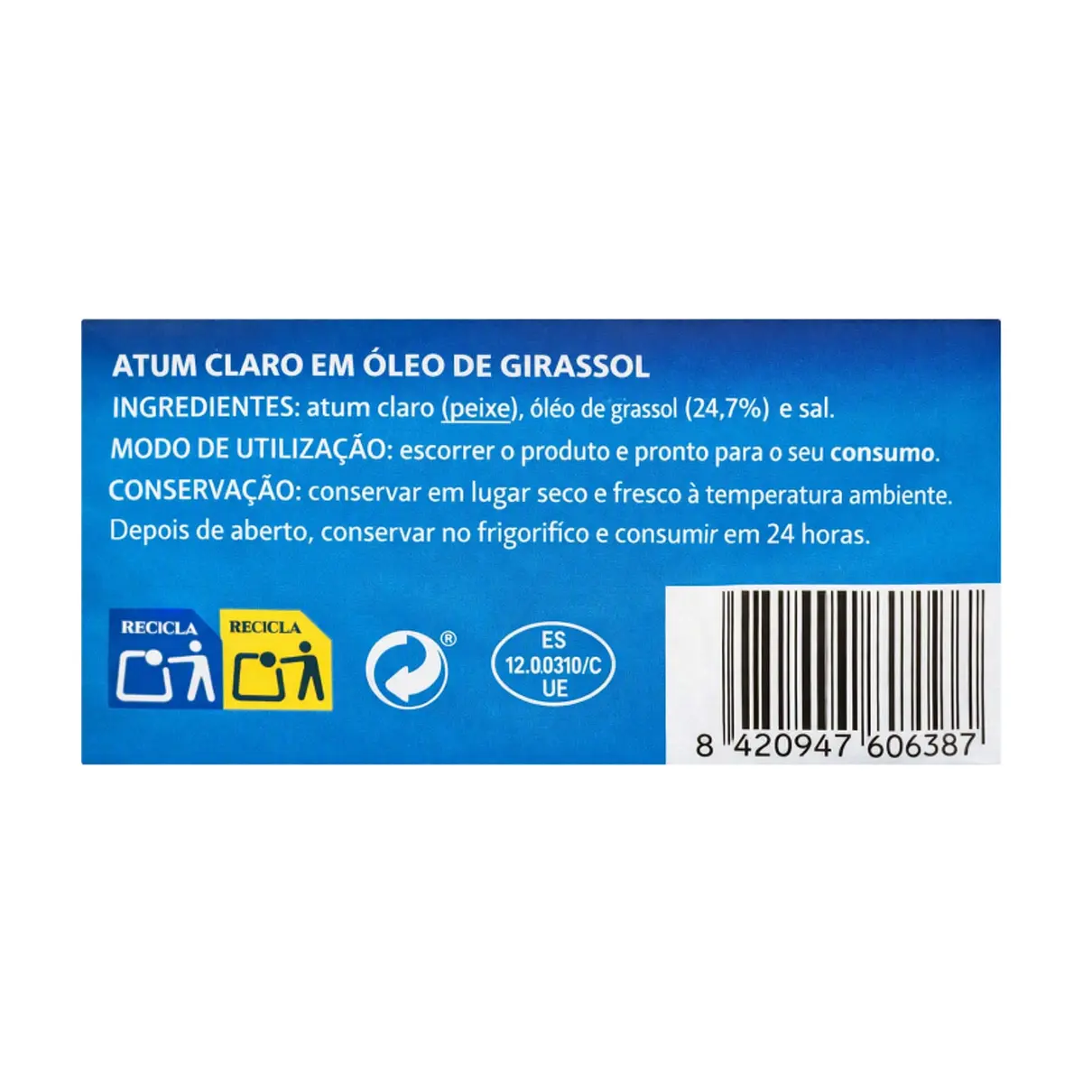 Atún claro en aceite de girasol Ayala (3 x 210 g / 7.41 oz) - Thumbnail 4