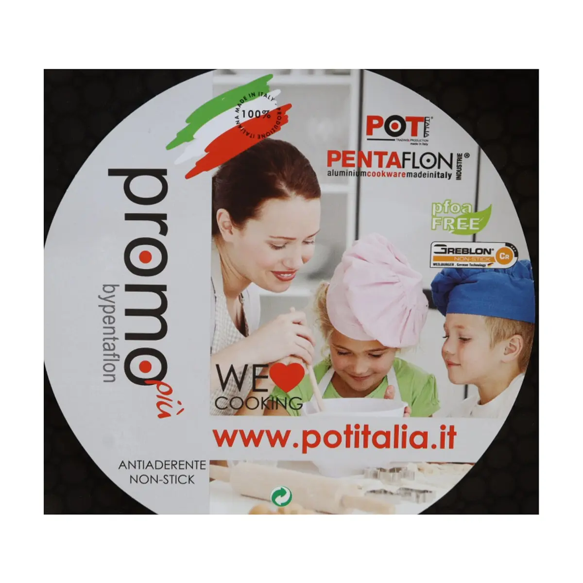 Sartén antiadherente plateado de 22 cm Promo - Thumbnail 2
