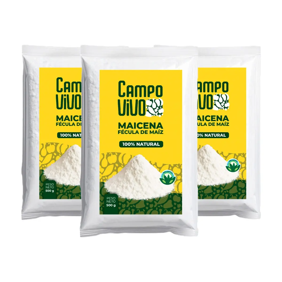 Maicena Campo Vivo (3 x 500 g / 1.1 lb)