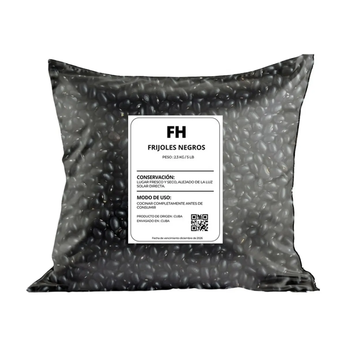 Frijoles negros (2.3 kg / 5 lb)